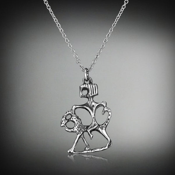 "LEO" Zodiac silver pendant