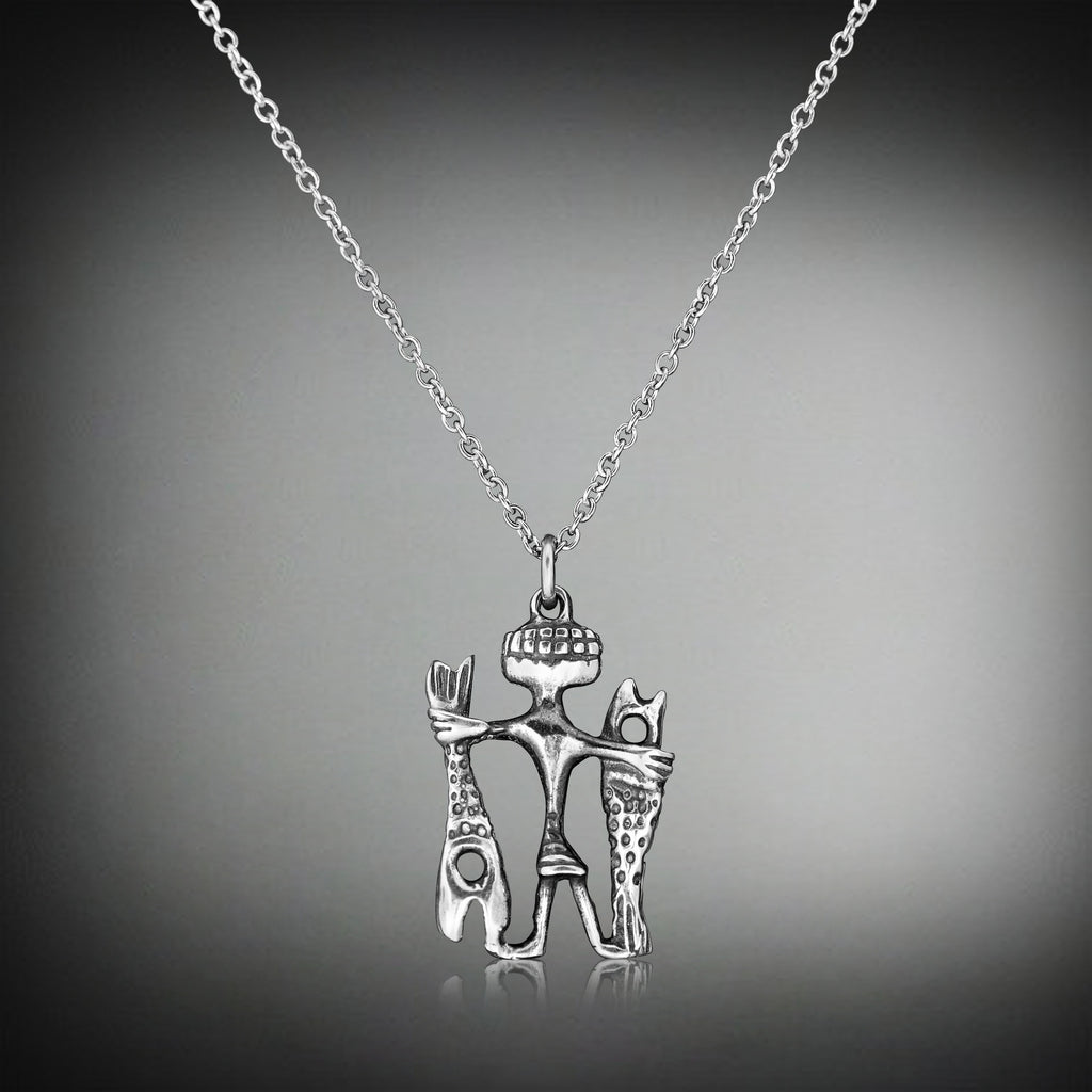 "PISLES" Zodiac silver pendant