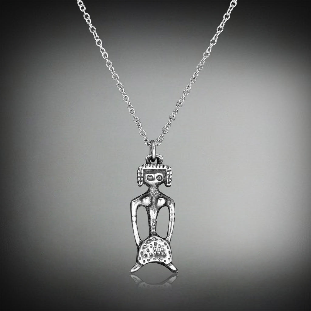 "VIRGO" Zodiac silver pendant