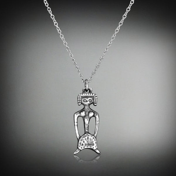 "VIRGO" Zodiac silver pendant